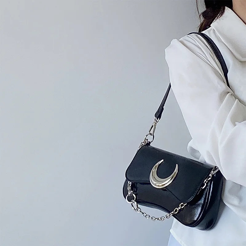 Y2K Messenger Bag Magic Moon Bags 5D Gradient Technology