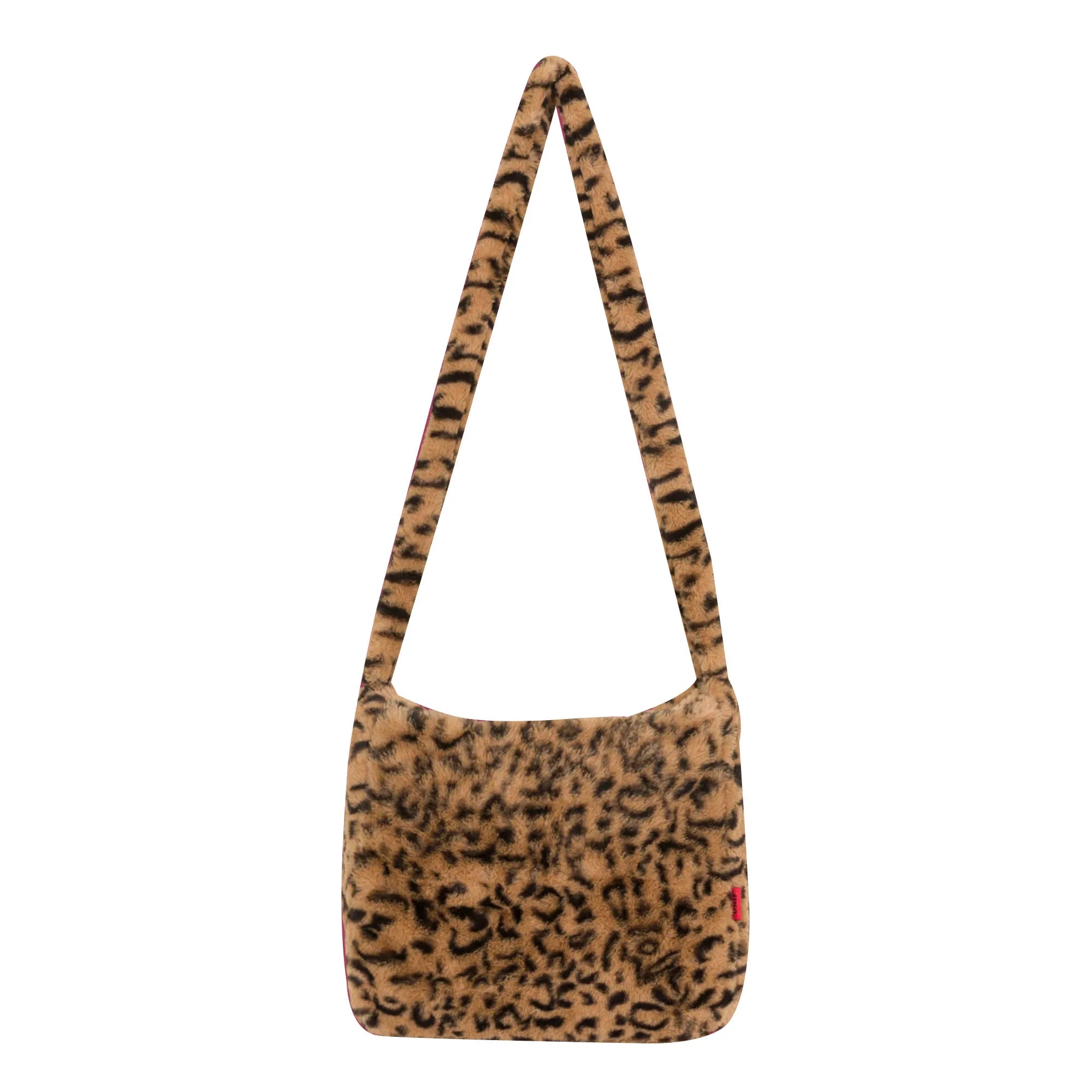 Y2K Women's Plush Bag Lamb Like Fabric Shoulder Tote Canvas Fluffy Fur Messenger