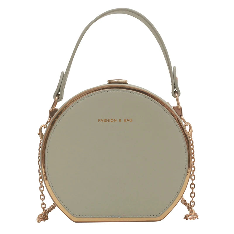 Y2k Chain Tote Box Bag - PU Leather Women Handbag