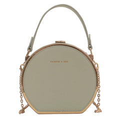 Y2k Chain Tote Box Bag - PU Leather Women Handbag
