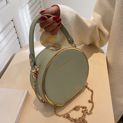 Y2k Chain Tote Box Bag - PU Leather Women Handbag