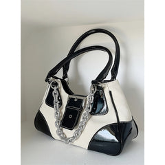 Y2k Tote Purse Handbags Vintage Sweet Girls Canvas Underarm Bag