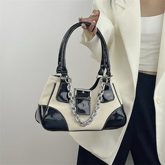 Y2k Tote Purse Handbags Vintage Sweet Girls Canvas Underarm Bag