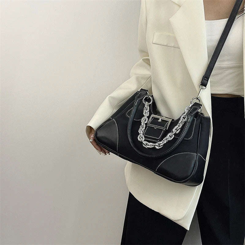 Y2k Tote Purse Handbags Vintage Sweet Girls Canvas Underarm Bag