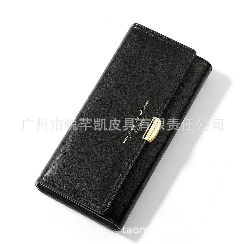 YAOKU Europe America Wallet Long PU Handbag Women's Wallet