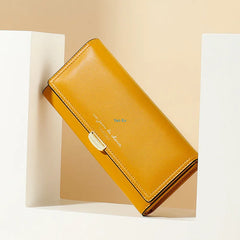 YAOKU Europe America Wallet Long PU Handbag Women's Wallet