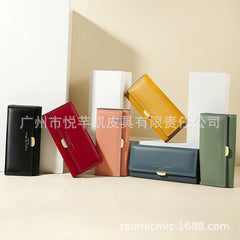 YAOKU Europe America Wallet Long PU Handbag Women's Wallet