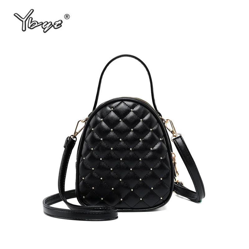 Women's Diamond Lattice Satchel Crossbody Bag