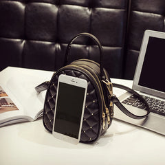 Women's Diamond Lattice Satchel Crossbody Bag
