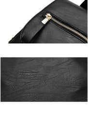 Women Backpack High Youth Leather Backpacks for Teenage Girls Female School