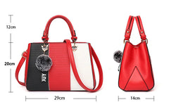 Women Handbag Shoulder Bag Girls Famous Leather Big Casual Tote High Hasp