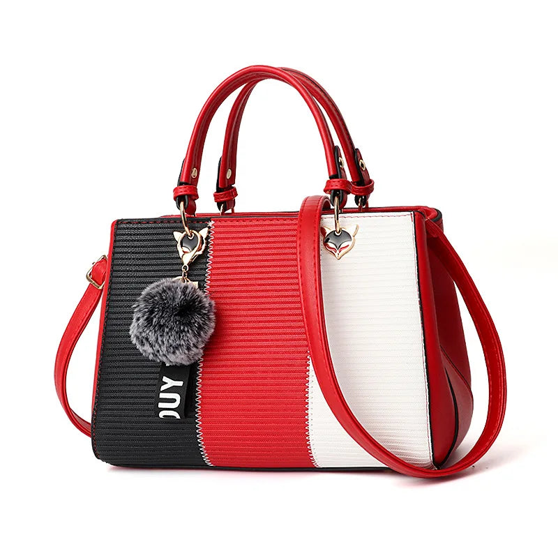 Women Handbag Shoulder Bag Girls Famous Leather Big Casual Tote High Hasp