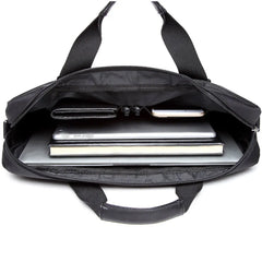 Men's 14 Inch Laptop Briefcase Oxford Crossbody Bag