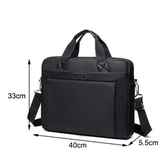 Men's 14 Inch Laptop Briefcase Oxford Crossbody Bag