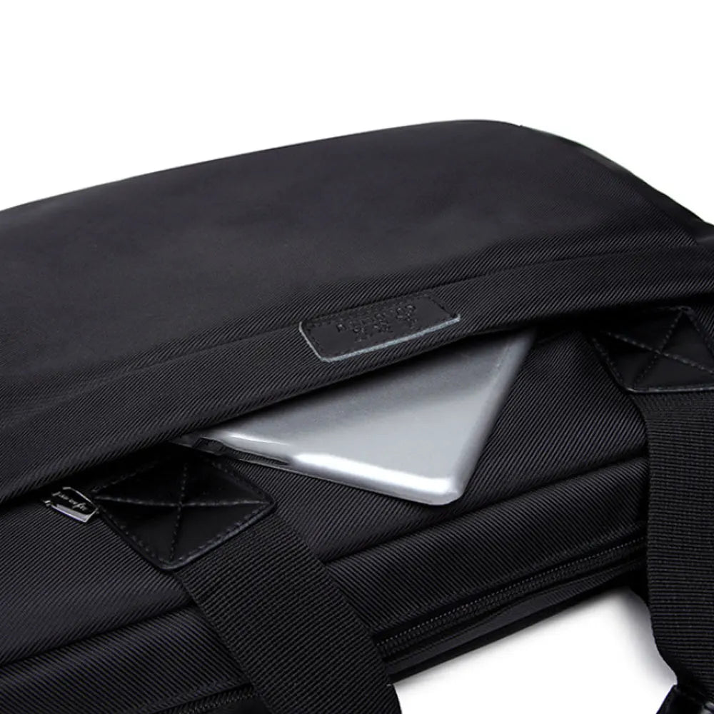 Men's 14 Inch Laptop Briefcase Oxford Crossbody Bag
