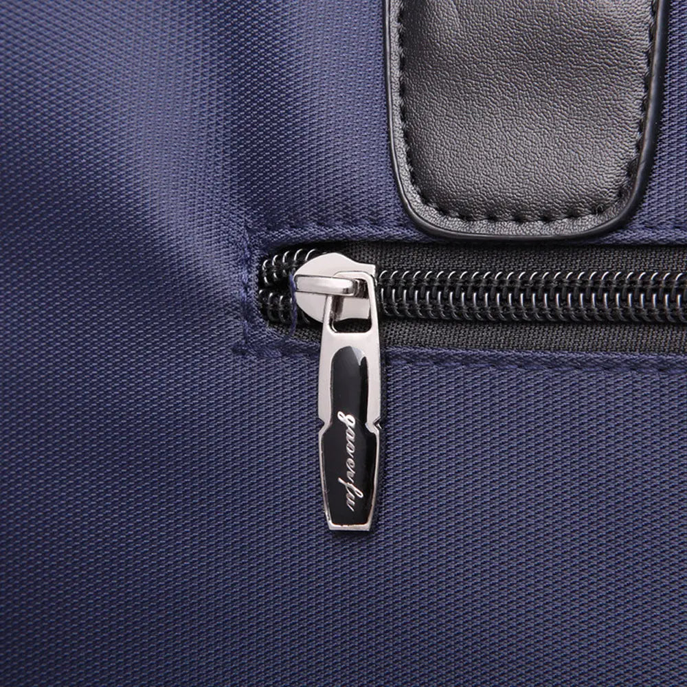 Oxford Men's Briefcase 14-Inch Laptop Bag - High Capacity Handbag