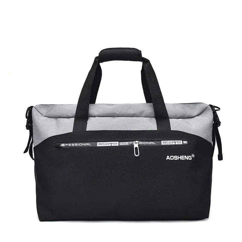 Men's Large Capacity Travel Bag Gym Fitness Yoga Crossbody Shoulder Bag