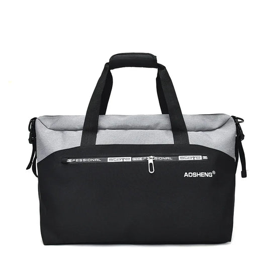 Men's Large Capacity Travel Bag Gym Fitness Yoga Crossbody Shoulder Bag