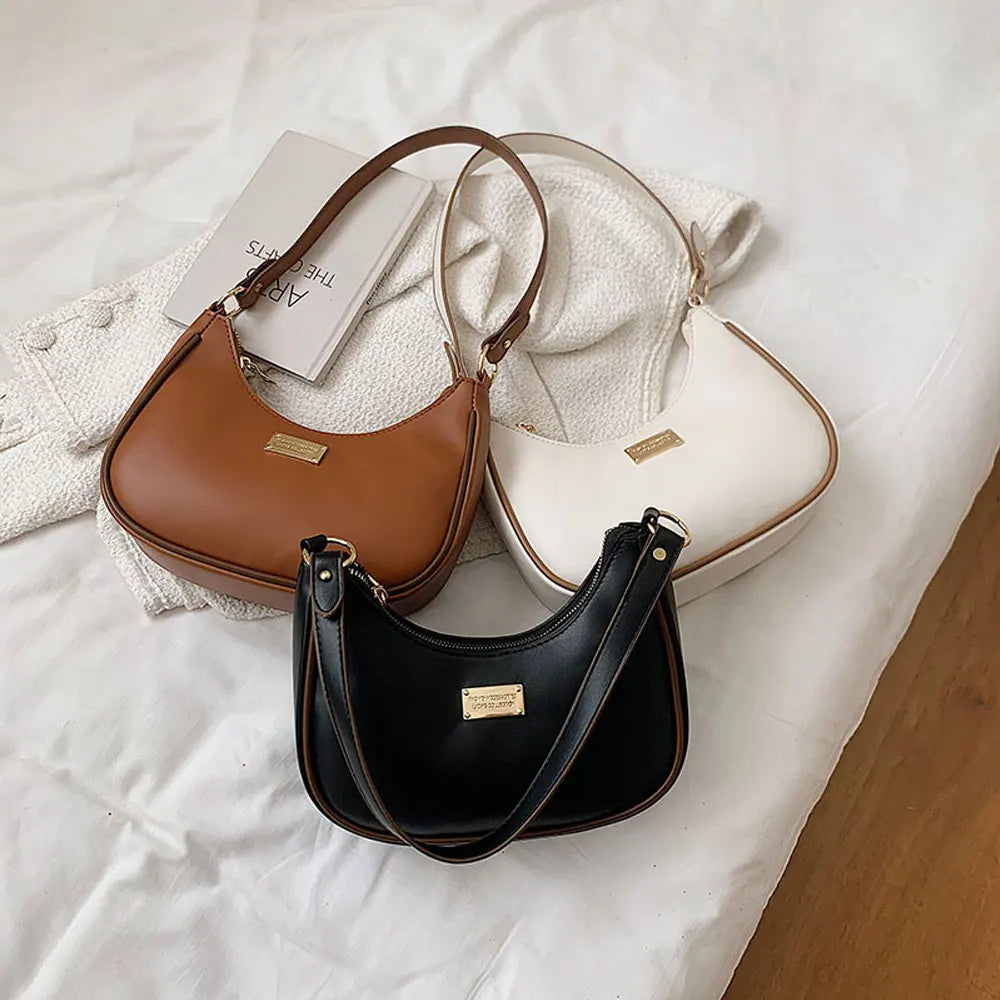 Women's Retro Underarm Hobo Handbag Casual Crossbody Bag