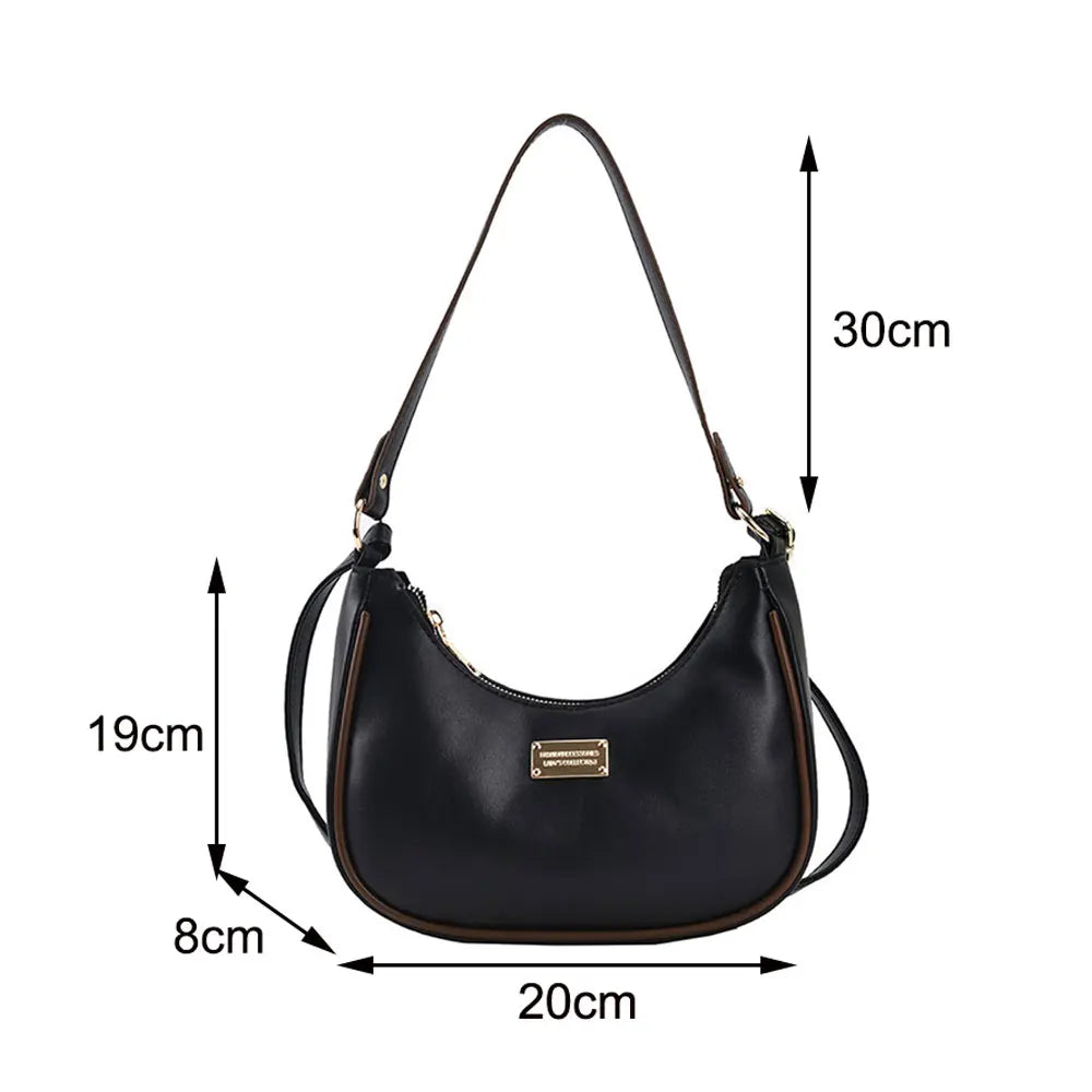 Women's Retro Underarm Hobo Handbag Casual Crossbody Bag