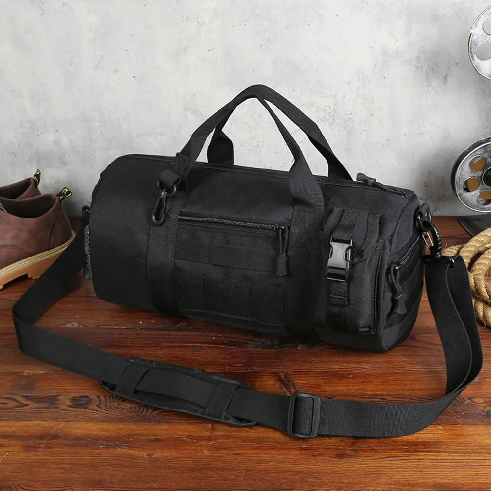 Men's Camo Travel Bag Gym Duffel Outdoor Shoulder Bag