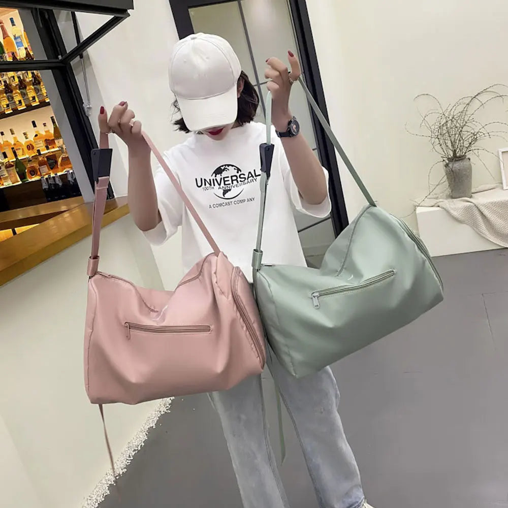 Women's Waterproof Sports Fitness Travel Bag Gym Yoga Outdoor Duffle
