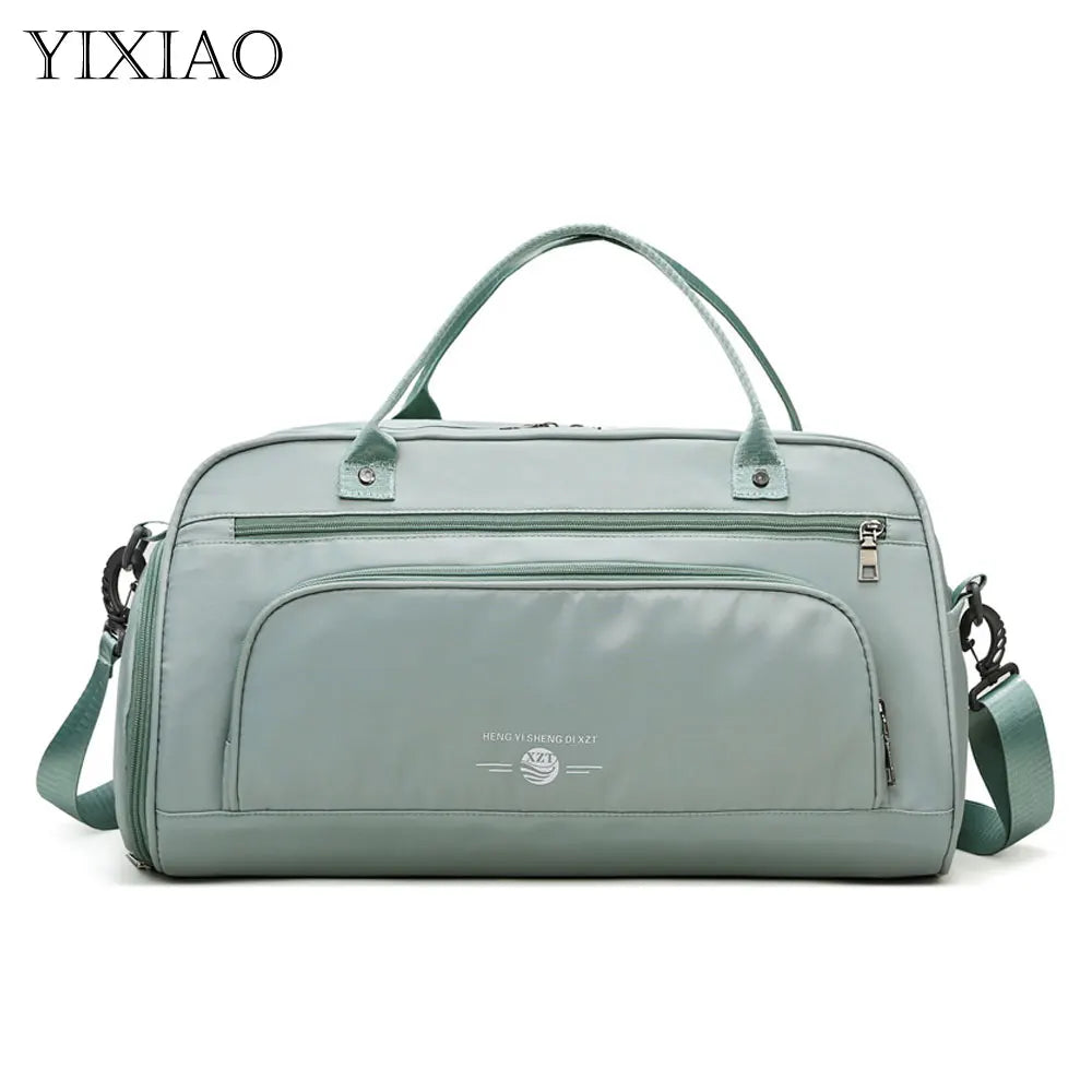 Waterproof Gym Yoga Bag High Capacity Travel Duffle Shoulder Bag