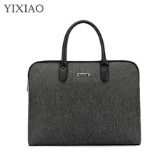 Men's 14-Inch Laptop Briefcase Large Capacity Portfolio Handbag