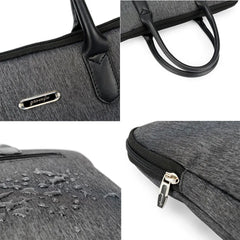 Men's 14-Inch Laptop Briefcase Large Capacity Portfolio Handbag
