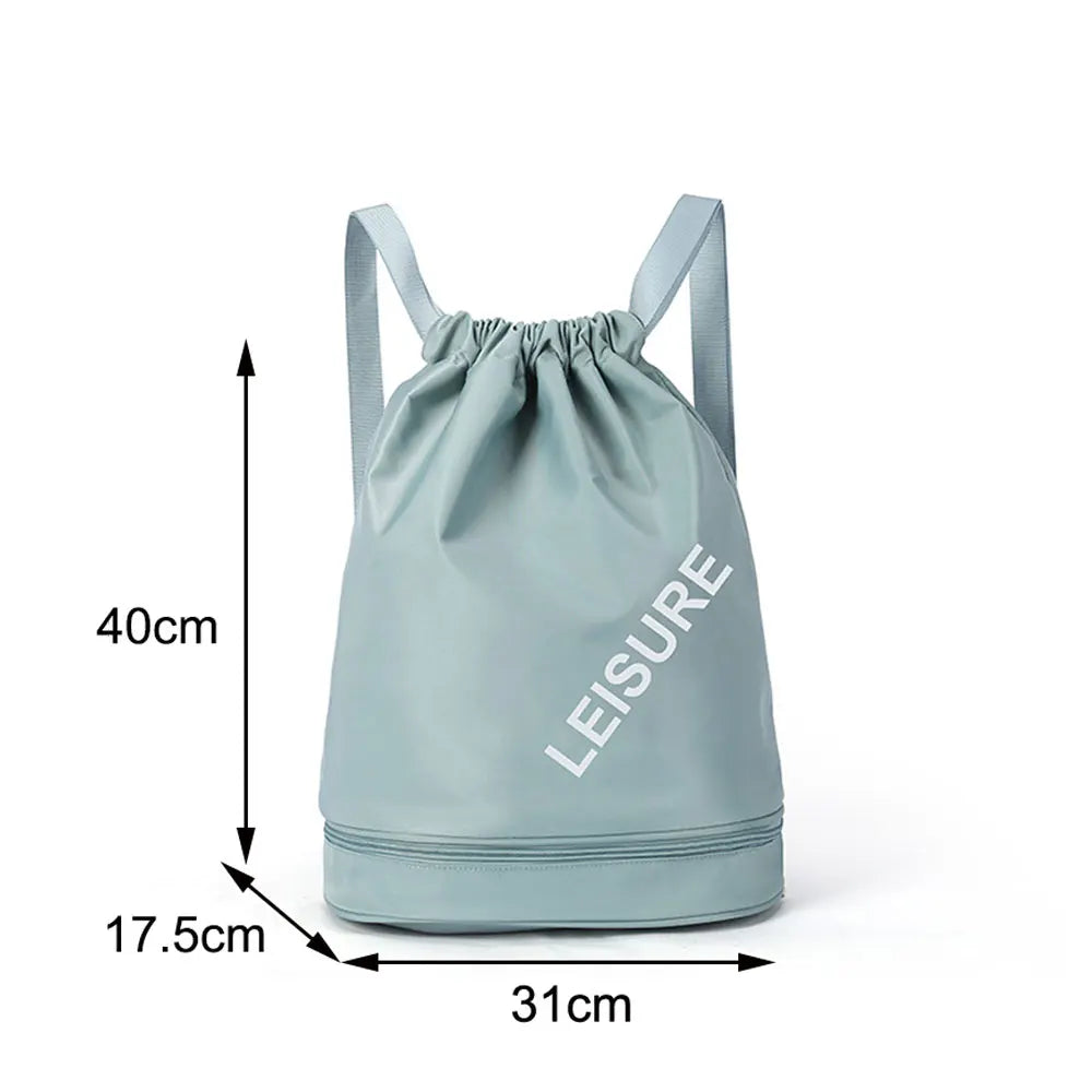 Women's Large Capacity Sports Travel Bag Gym Fitness Swimming Handbag Backpack