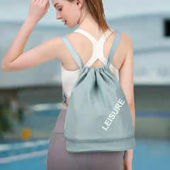 Women's Large Capacity Sports Travel Bag Gym Fitness Swimming Handbag Backpack