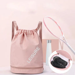 Women's Large Capacity Sports Travel Bag Gym Fitness Swimming Handbag Backpack