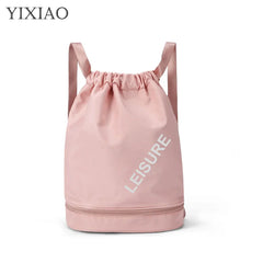 Women's Large Capacity Sports Travel Bag Gym Fitness Swimming Handbag Backpack