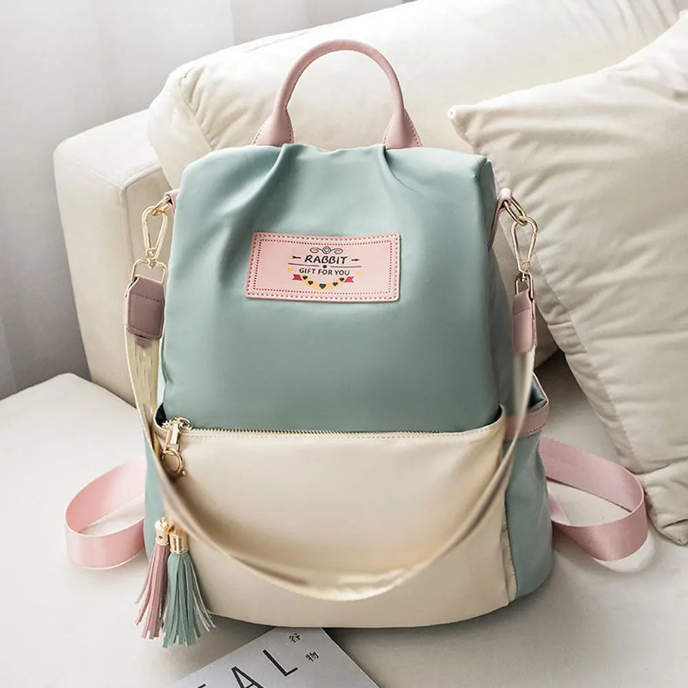 Anti-theft Oxford Women Backpack Large Capacity School Bag