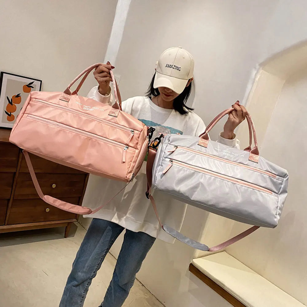 Women Sports Gym Fitness Yoga Crossbody Shoulder Bag Large Capacity Bag