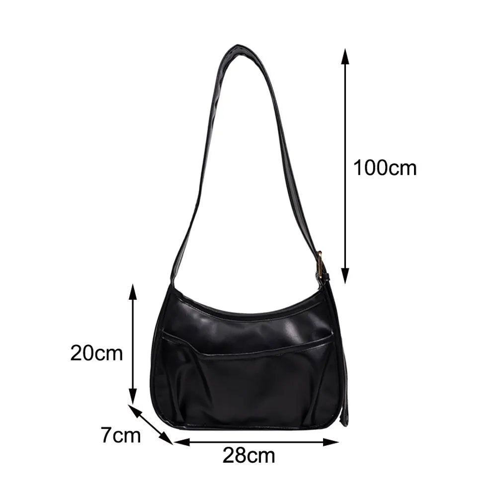 Retro Women's Shoulder Bag Casual Hobo Messenger Square Clutch Bolsos