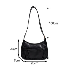 Retro Women's Shoulder Bag Casual Hobo Messenger Square Clutch Bolsos