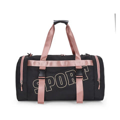 Women's Large Capacity Gym Duffel Bag Waterproof Travel Shoulder Handbag