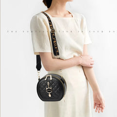 YIZHONG Circular Satchels Women Shoulder Bag Large Capacity Shopper Crossbod