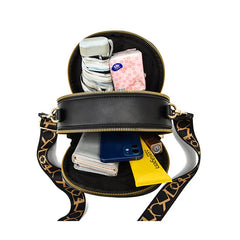 YIZHONG Circular Satchels Women Shoulder Bag Large Capacity Shopper Crossbod