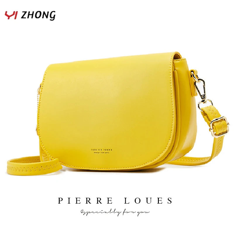 YIZHONG Leather Shoulder Bag Crossbody Bags for Women Handbags