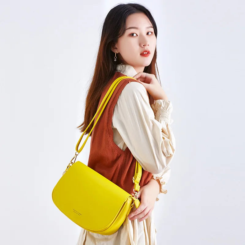 YIZHONG Leather Shoulder Bag Crossbody Bags for Women Handbags