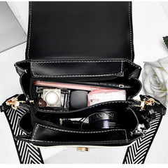 YIZHONG Leather Bear Pendant Shoulder Bag Crossbody Bags for Women