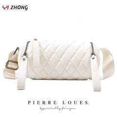 YIZHONG Leather Large Capacity Handbags Women Bags Bucket Crossbody Bag