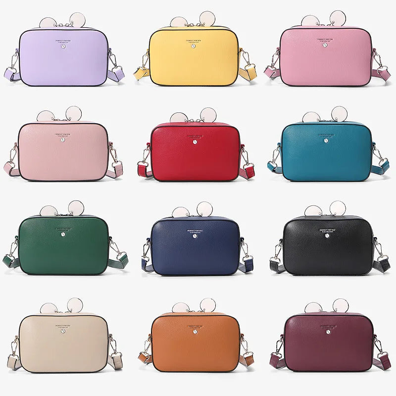YIZHONG Leather Shoulder Bag Handbag, Crossbody Purse for Daily Use