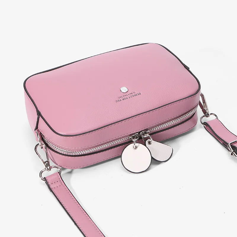 YIZHONG Leather Shoulder Bag Handbag, Crossbody Purse for Daily Use