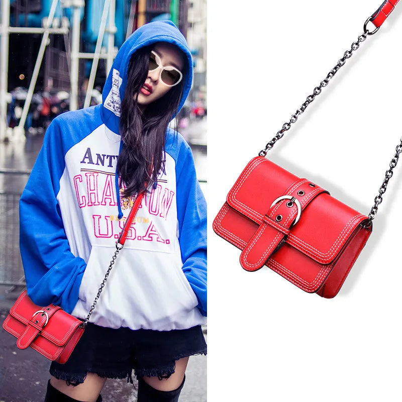 YIZHONG Small Crossbody Bag for Women Solid Color Satchel Messenger Bag