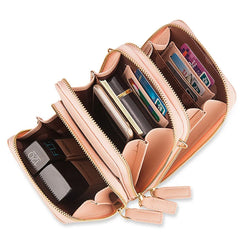 Soft Leather Mini Crossbody Bag for Women, Girl Purse