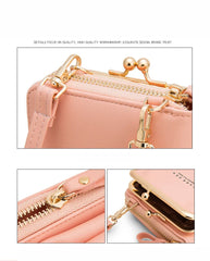 Women Crossbody Bags Purse Messenger Bag Cell Phone Pocket Pu Leather