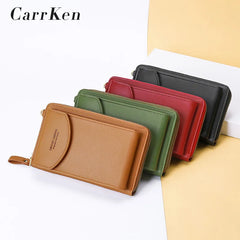 Women Crossbody Bag Phone Pocket Pu Leather Ladies Messenger Purse